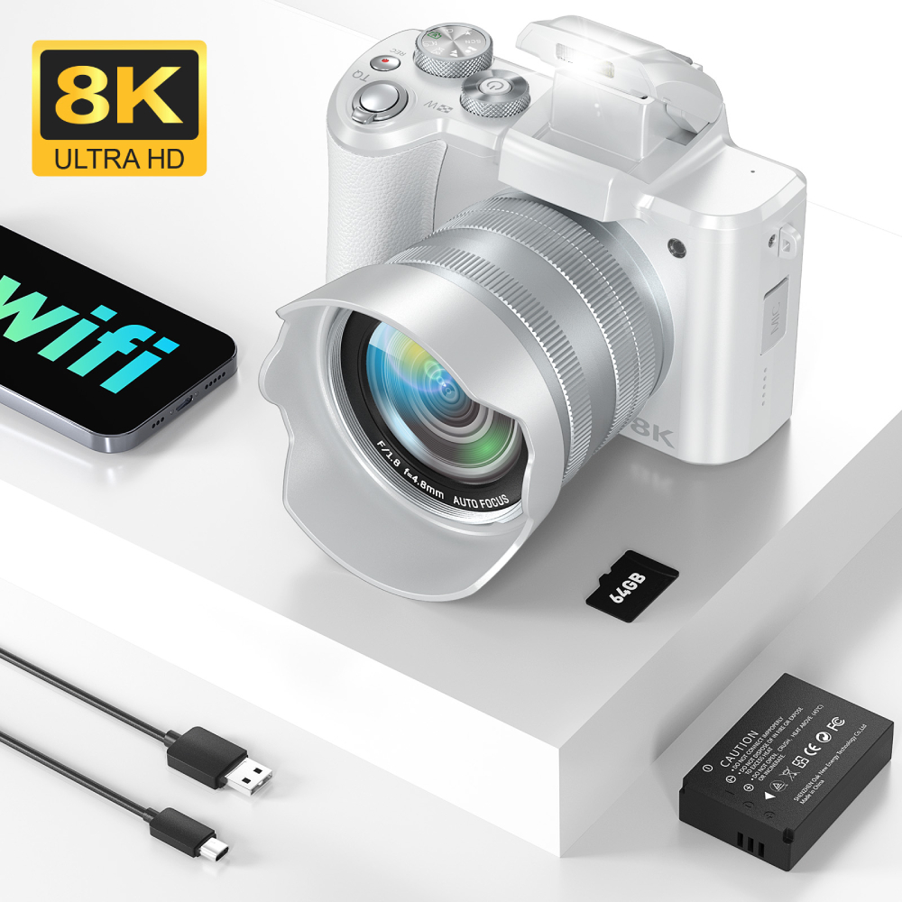 Beauty Makeup News - Fotocamera digitale 8K per fotografia, fotocamera