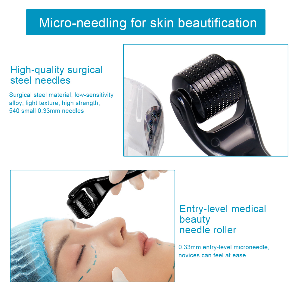 0.2/0.25/0.3mm Derma Roller pe - Beauty Makeup Face recensione e prezzo