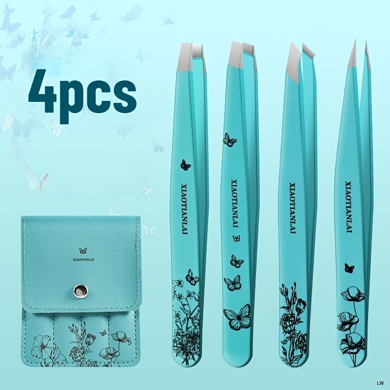 Set di 4 Pinzette per Sopracci - Beauty Makeup Bag recensione e prezzo