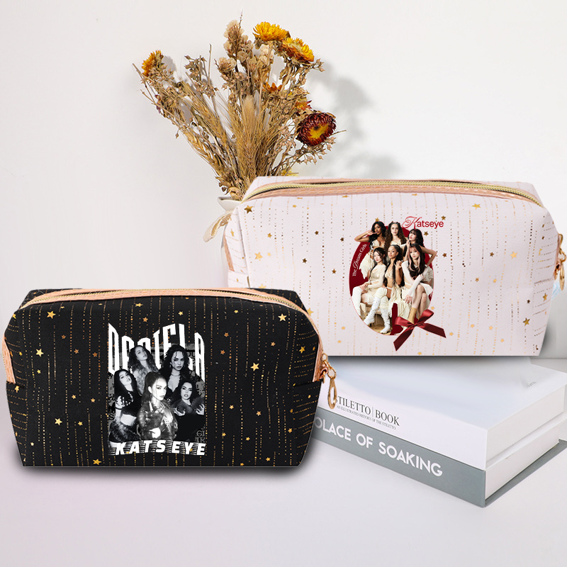Moda K POP K-KATSEYE Borsa per - Beauty Makeup Bag recensione e prezzo